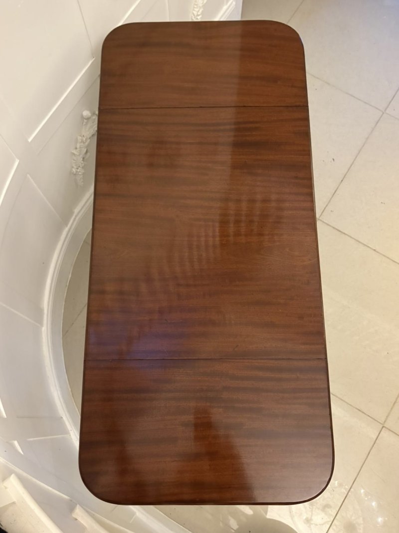 Exquisite Antique Regency Freestanding Mahogany Sofa Table